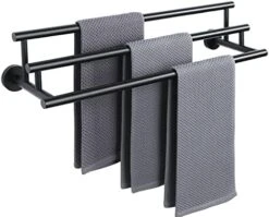 Bath Towel Bars,Towel Hanging 3 Rod/Rail Towel Holder Storage,Wall Mount 24-Inch Towel Rack For Bathroom,GYT6903-LS SUS304 Stainless Steel Brushed Nickel 19 Bath Towel Bars,Towel Hanging 3 Rod/Rail Towel Holder Storage,Wall Mount 24-Inch Towel Rack For Bathroom,GYT6903-LS SUS304 Stainless Steel Brushed Nickel -GENERIC Shop 51MHtgVEtLL. AC