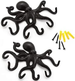 ChasBete Key Holder For Wall, Octopus Coat Hooks Wall Mounted Towel Hooks, Heavy Duty Wall Hooks Decorative With 6 Arms 17 ChasBete Key Holder For Wall, Octopus Coat Hooks Wall Mounted Towel Hooks, Heavy Duty Wall Hooks Decorative With 6 Arms -GENERIC Shop 51Mi4kku4SL. AC
