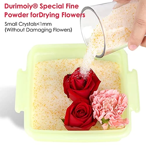 Durimoiy 4 LBS Silica Sand Flower Drying Reusable Silica Gel Flower Drying Crystals For Drying Flowers, Flower Preservation, Easy To Use With Color Indicating 2 Durimoiy 4 LBS Silica Sand Flower Drying Reusable Silica Gel Flower Drying Crystals For Drying Flowers, Flower Preservation, Easy To Use With Color Indicating - Image 2