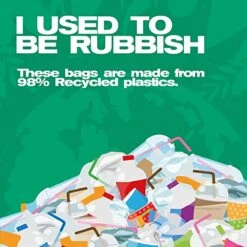 Eco Bag 50 Heavy Duty Refuse Sacks, Black, 1x -GENERIC Shop 51O6UobHFhL