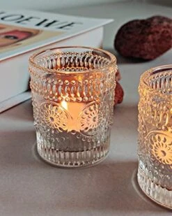 WDHODEC Clear Tealight Candle Holders Set Of 24, Fall Votive Candle Holders, Vintage Tea Lights For Birthday Party, Wedding Halloween Decoration 16 WDHODEC Clear Tealight Candle Holders Set Of 24, Fall Votive Candle Holders, Vintage Tea Lights For Birthday Party, Wedding Halloween Decoration -GENERIC Shop 51Ph7aDtbL. AC