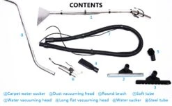 40L/11Gal Commercial Carpet Cleaning Machine 3 In 1 Carpet Extractor For Car Detailing, Commercial Stainless Steel Carpet Shampooer (Shipped In 2 Parcel) 8 40L/11Gal Commercial Carpet Cleaning Machine 3 In 1 Carpet Extractor For Car Detailing, Commercial Stainless Steel Carpet Shampooer (Shipped In 2 Parcel) -GENERIC Shop 51QgAKHmQ6L