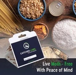 Catcher Labs Pantry Moth Traps | Moth Traps With Pheromones | Non-Toxic Moth Catcher | Moth Traps For House (6-Pack) -GENERIC Shop 51RZCESEefL