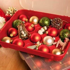 Sterilite Christmas Ornament Storage Case. -GENERIC Shop 51SO65dRbiL