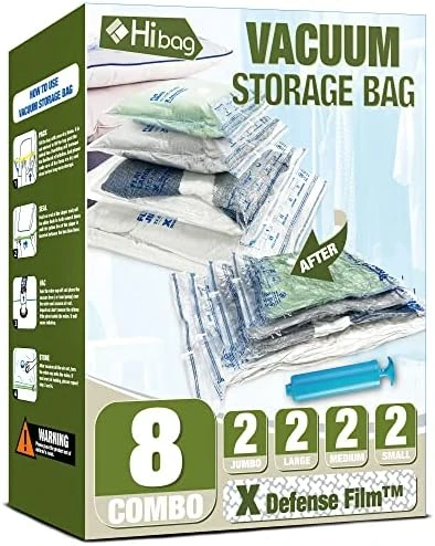 XXL Jumbo 47''X35'' Vacuum Storage Space Saver Bags Extra Large For Blanket, Bedding, Comforters And Huge Stuffed Toy (4 Pack), Clear 13 XXL Jumbo 47''X35'' Vacuum Storage Space Saver Bags Extra Large For Blanket, Bedding, Comforters And Huge Stuffed Toy (4 Pack), Clear - Image 13