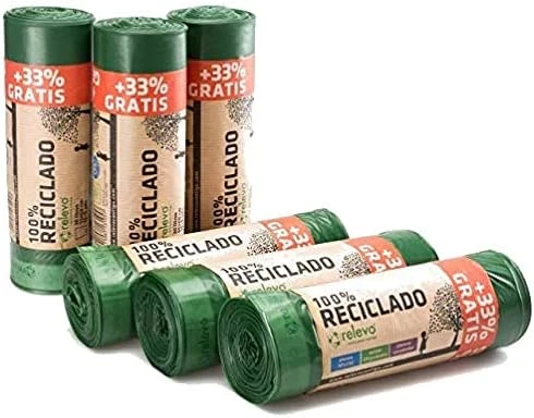 Relevo 100% Recycled Bin Liners, Heavy Duty 30L, 120 Bin Bags 7 Relevo 100% Recycled Bin Liners, Heavy Duty 30L, 120 Bin Bags - Image 7