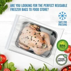 [ 24 COUNT ]-- 3 MILL THICK. PLASTIC BAGS - X-Large Plastic Bags Zipper Top - 5 Gallon Bags 18" X 24", Extra Large Storage Bags For Clothes, Travel, Moving, Storage, Large Reusable Freezer Bag, BPA-Free, 3 Mil Thick Heavy Duty Clear Plastic -GENERIC Shop 51VCLncaOWL