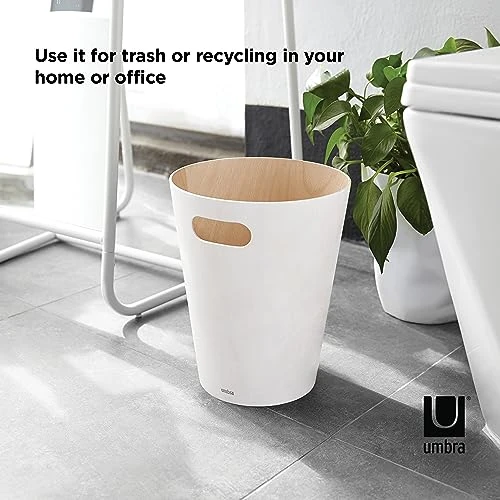 Umbra WOODROW CAN WHITE 1 Umbra WOODROW CAN WHITE