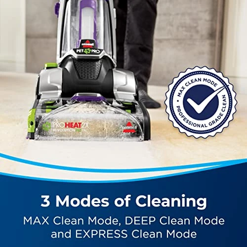 BISSELL ProHeat 2X Revolution Pet Pro Plus, 3588F, Upright Deep Cleaner 4 BISSELL ProHeat 2X Revolution Pet Pro Plus, 3588F, Upright Deep Cleaner - Image 4