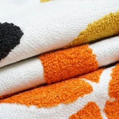 Ficakst Boho Throw Pillow Covers Textured 18x18 Inch Modern Absract Decorative Orange Yellow Black Dahlia Flower Cotton Soft Tufted Pillowcases For Home Outdoor Bedroom Living Room Couch Sofa Bed 1PC 13 Ficakst Boho Throw Pillow Covers Textured 18x18 Inch Modern Absract Decorative Orange Yellow Black Dahlia Flower Cotton Soft Tufted Pillowcases For Home Outdoor Bedroom Living Room Couch Sofa Bed 1PC -GENERIC Shop 51XtjG3aZWL