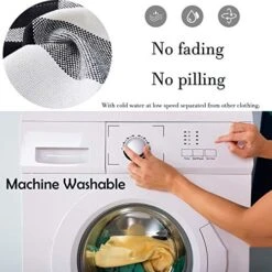 TEALP Buffalo Check Throw Pillow Cover - 18x18 Inch Linen Cotton Decorative Pillow Case Home Sofa Cushion, Farmhouse Fall Home Decor, Set Of 2 Black And White -GENERIC Shop 51YjbVpWvzL