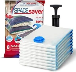Spacesaver Variety 12pk | Space Saver Vacuum Storage Bags Save 80% Clothes Storage Space - Vacuum Sealer Bags For Comforters, Bedding, Clothing - Compression Seal For Closet Storage - Pump For Travel -GENERIC Shop 51ZUGE RPxL. AC