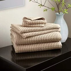 DKNY Quick Dry Cotton Towel Set - 2 Bath, 2 Hand, 2 Washcloths, Grey -GENERIC Shop 51bsCYD7qkL. AC