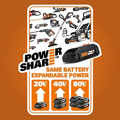 WORX WX030L 20V Power Share Cordless Cube Vac Compact Vacuum, Black 2 WORX WX030L 20V Power Share Cordless Cube Vac Compact Vacuum, Black - Image 2