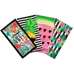 Betsey Johnson - Beach Towel Set, Highly Absorbent & Fade Resistant Beach Accessories, Ideal For Pool, Picnic, Or Beach (Island Vibes & Chill Pineapple, 2 Piece) -GENERIC Shop 51eZhaoukTS