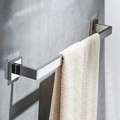 23.6" Towel Bar,304 Stainless Steel Bathroom Towel Rail Holder Chromed Modern Style,Wall Mounted -GENERIC Shop 51fVxeBYZbL. AC