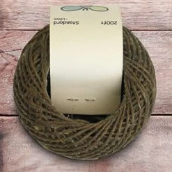 100% Organic Hemp Wick With Natural Beeswax Coating, Twisted Bee (200ft X Standard Size) -GENERIC Shop 51gNG50t0mL