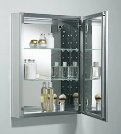 KOHLER CB-CLW2026SS 20" W X 26" H Single-Door Medicine Cabinet With Decorative Framed Mirrored Door, Bathroom Medicine Cabinet With Mirror 7 KOHLER CB-CLW2026SS 20" W X 26" H Single-Door Medicine Cabinet With Decorative Framed Mirrored Door, Bathroom Medicine Cabinet With Mirror -GENERIC Shop 51hdje825EL