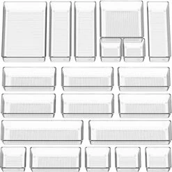 Simple Houseware 20-Pack Clear Plastic Drawer Organizers (6S, 7M, 5L, 1 XL, 1XXL) 14 Simple Houseware 20-Pack Clear Plastic Drawer Organizers (6S, 7M, 5L, 1 XL, 1XXL) -GENERIC Shop 51jNeF7qUoL. AC