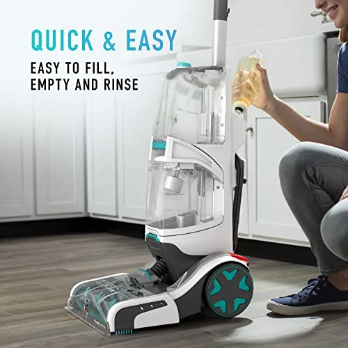 Hoover, Turquoise Smartwash Automatic Carpet Cleaner Machine, With Storage Mat, FH52050 5 Hoover, Turquoise Smartwash Automatic Carpet Cleaner Machine, With Storage Mat, FH52050 - Image 5