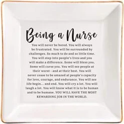 XJF To My Daughter Gift From Mother, Daughter Ceramic Jewelry Trinket Dish, Birthday, Graduation, Christmas, Gift For Daughter From Mother -GENERIC Shop 51khD8LULBL. AC