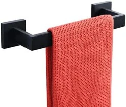 Bath Towel Bars,28 Inch Towel Holder Towel Racks For Bathroom And Lavatory,SUS304 Stainless Steel Hand Towel Hanger Rail Wall Mount,Matte Black -GENERIC Shop 51lfAZCcppL. AC