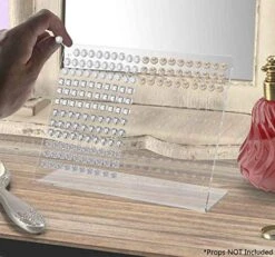 Marketing Holders Earring Display Boutiques Studs Acrylic Slant Back Holds 60 Pairs Countertop Storage Clear Showcase Jewelry Rack Organizer Stand Portable -GENERIC Shop 51lve2qRLPL