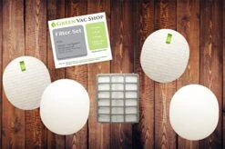 GreenVacShop 4+2 Pk Shark Navigator Professional (NV70, NV71, NV80, NVC80C, UV420)& Shark Rotator Professional XL Capacity (NV90, NV95) Replacement Filter Set, 4 Foam+4 Felt+2 HEPA Filters XFF80 XHF80 -GENERIC Shop 51mMlg0EYFL