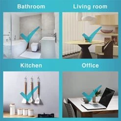 JELLYSUB 20 Hooks+40 Strips, Small Wire Toggle Hooks Value Pack, Organize Damage-Free Utility Hooks, Hanging Hooks Heavy Duty With Adhesive Strips, No Tools Wall Hooks For Hanging -GENERIC Shop 51nd7ZAIHQL