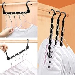 Closet Organizer,12 Pack Stronger Closet Organizers And Storage Clothes Hanger With 5 Holes Closet Storage For Heavy Clothes,College Dorm Room Essentials Magic Closet Organization Space Saving Hangers 9 Closet Organizer,12 Pack Stronger Closet Organizers And Storage Clothes Hanger With 5 Holes Closet Storage For Heavy Clothes,College Dorm Room Essentials Magic Closet Organization Space Saving Hangers -GENERIC Shop 51niLPkVLnS