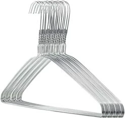 HANGERWORLD Silver Metal Wire Clothes Hangers 16inch 13 Gauge Clothes Garment Coat Hanger (20 Pack) -GENERIC Shop 51oSRxzsMrL. AC