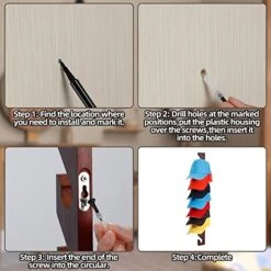 BBTO 3 Pack Wooden Hat Rack For Wall, Wall Mount Hat Racks For Baseball Caps, Vertical Hat Holder With 10 Hooks Hat Organizer Wood Hat Hanger For Door Closet Entry Room Bedroom Laundry Storage Display 9 BBTO 3 Pack Wooden Hat Rack For Wall, Wall Mount Hat Racks For Baseball Caps, Vertical Hat Holder With 10 Hooks Hat Organizer Wood Hat Hanger For Door Closet Entry Room Bedroom Laundry Storage Display -GENERIC Shop 51oaOPol3xL