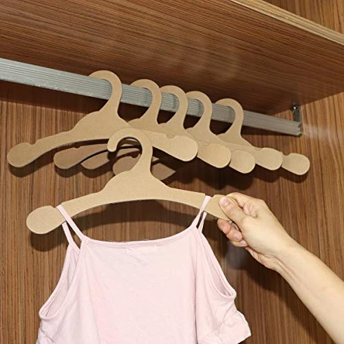 Cardboard Hangers, Environmentally Friendly Cardboard Hangers Baby, 50 Pieces Of Baby Hangers, Durable, Wooden Baby Hangers Suitable For Baby Clothes Drying Storage 3 Cardboard Hangers, Environmentally Friendly Cardboard Hangers Baby, 50 Pieces Of Baby Hangers, Durable, Wooden Baby Hangers Suitable For Baby Clothes Drying Storage - Image 3