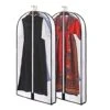 Clear Suits Covers,60" Clear Garment Bags 2 Packs For Closet Storage Hanging Clothes Storage Bags Loose Coat,Sweaters, Shirts,Plastic Protector For Evening Dress