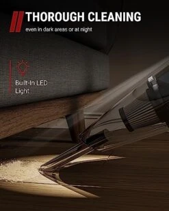 VacLife Handheld Vacuum - High Power Car Vacuum Cordless Rechargeable With Multipurpose Nozzles, Lightweight Mini Vacuum With LED Light, Portable Vacuum Cleaner For Home, Silver&Black (VL756) 9 VacLife Handheld Vacuum - High Power Car Vacuum Cordless Rechargeable With Multipurpose Nozzles, Lightweight Mini Vacuum With LED Light, Portable Vacuum Cleaner For Home, Silver&Black (VL756) -GENERIC Shop 51qGgmd5bxL