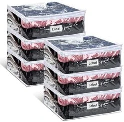 6 Pieces Zippered Storage Bags Clear Sweater Storage Bag PVC Plastic Storage Bags For Blankets Clothes Closet Quilt Pillow Bed Sheet Organizer With Zipper And Label (14.2 X 12 X 3.2 Inch) 17 6 Pieces Zippered Storage Bags Clear Sweater Storage Bag PVC Plastic Storage Bags For Blankets Clothes Closet Quilt Pillow Bed Sheet Organizer With Zipper And Label (14.2 X 12 X 3.2 Inch) -GENERIC Shop 51rfrfi6O9L. AC