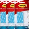 Command Plastic Large Water-Resistant Refill Strips, 12-Strip