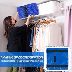 Heavy Duty Organizer Storage Bag - XL Moving Bags Totes With Zippers For Clothing, College Moving Bags Compatible With Ikea Frakta Bag, 4 Packs -GENERIC Shop 51sVRFFoMiL