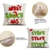 Christmas Pillow Covers 18x18 Inches Set Of 4, Christmas Decorations, Xmas Cushion Cover Case Decorations Winter Holiday Party Pillow Pillowcase Decor For Home Couch Bedroom Bed