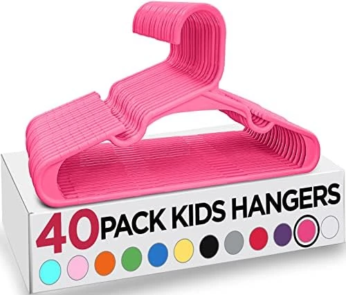 Utopia Home 60 Pack Kids Hangers - 11.5 Inch Plastic Baby Hangers For Closet - Childrens Hangers For Clothes & Infant Hangers For Closet - Ideal For Everyday Standard Use (White) 9 Utopia Home 60 Pack Kids Hangers - 11.5 Inch Plastic Baby Hangers For Closet - Childrens Hangers For Clothes & Infant Hangers For Closet - Ideal For Everyday Standard Use (White) - Image 9