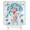 Nigel Thornberry Shower Curtain, Waterproof Decorative Bathroom Bath Curtains 72x72 Inch