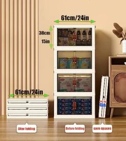 Closet Organizers And Large+++ Storage-Trunk Organizer,22Gal Collapsible Storage Bins,Dorm Room Essentials,Stackable Closet Organizer,Plastic Car Organizer,Dorm Storage Bins With Lids And Doors A