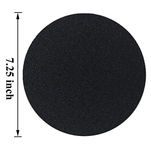 7.25inch Kitchen Compost Bin Charcoal Filter Replacements, Compost Pail Replacement Carbon Filters 7.25 Inch, Round 1 7.25inch Kitchen Compost Bin Charcoal Filter Replacements, Compost Pail Replacement Carbon Filters 7.25 Inch, Round