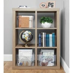 MDesign Deep Plastic Home Storage Organizer Bin With Built-in Handles For Cube Furniture Shelving In Office, Closet, Cabinet, Bedroom, Bathroom, Nursery, Dorm - Ligne Collection - 2 Pack - Clear -GENERIC Shop 51wQfp5PnVL