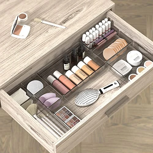 Simple Houseware 20-Pack Clear Plastic Drawer Organizers (6S, 7M, 5L, 1 XL, 1XXL) 3 Simple Houseware 20-Pack Clear Plastic Drawer Organizers (6S, 7M, 5L, 1 XL, 1XXL) - Image 3