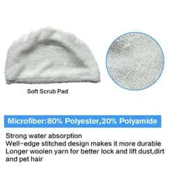 Amyehouse 10PK Replacement Pads Compatible With Bissell Powerfresh Steam Mop 1940 1440 1806 1544 2075 2685 Series 19401 19404 19409 1940A 1940F 1940N 1940T 1940Q 1940W B0006 15441 15443 2181 2814 -GENERIC Shop 51wiB4m3oXL
