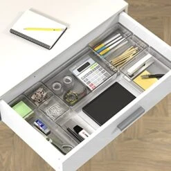 Simple Houseware 20-Pack Clear Plastic Drawer Organizers (6S, 7M, 5L, 1 XL, 1XXL) 12 Simple Houseware 20-Pack Clear Plastic Drawer Organizers (6S, 7M, 5L, 1 XL, 1XXL) -GENERIC Shop 51wr0fq4qnL