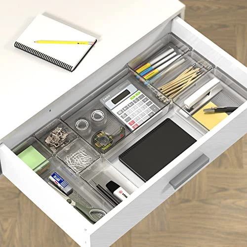 Simple Houseware 20-Pack Clear Plastic Drawer Organizers (6S, 7M, 5L, 1 XL, 1XXL) 5 Simple Houseware 20-Pack Clear Plastic Drawer Organizers (6S, 7M, 5L, 1 XL, 1XXL) - Image 5