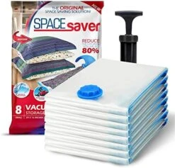 Spacesaver Variety 12pk | Space Saver Vacuum Storage Bags Save 80% Clothes Storage Space - Vacuum Sealer Bags For Comforters, Bedding, Clothing - Compression Seal For Closet Storage - Pump For Travel -GENERIC Shop 51x6K1QeqTL. AC