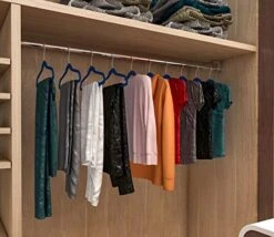 TQVAI 30 Pack Kid Velvet Clothes Hangers Non Slip Space Saver, Navy Blue -GENERIC Shop 51xJm5fHNNL